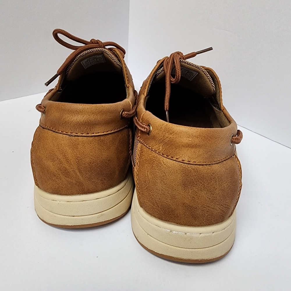 Vostey Men's Casual Boat Shoes in Brown Sz 10.5 - Picture 4 of 11